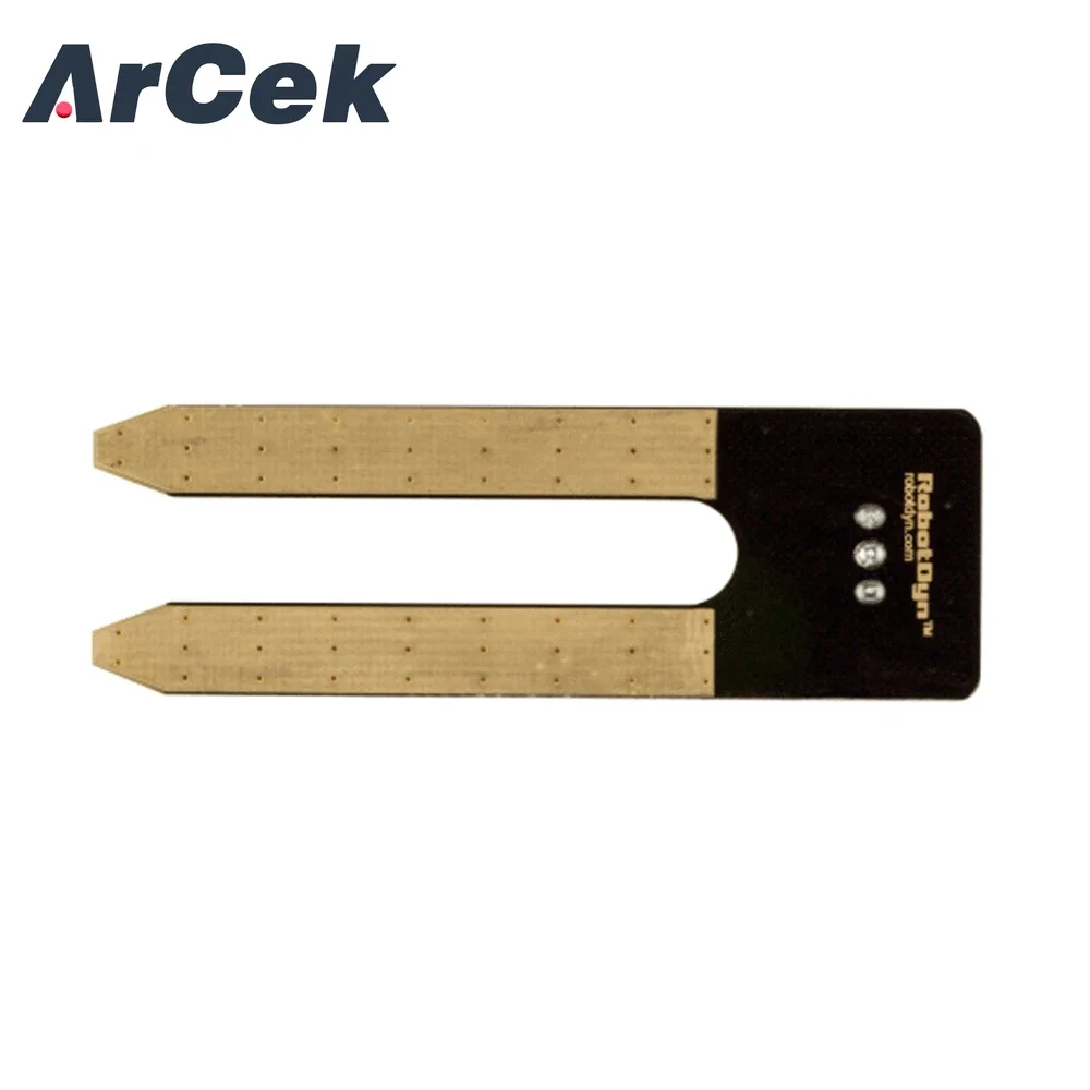 Placa de teste do sensor de umidade do solo Módulo de detecção do higrômetro do solo Umidade da planta do jardim para Arduino