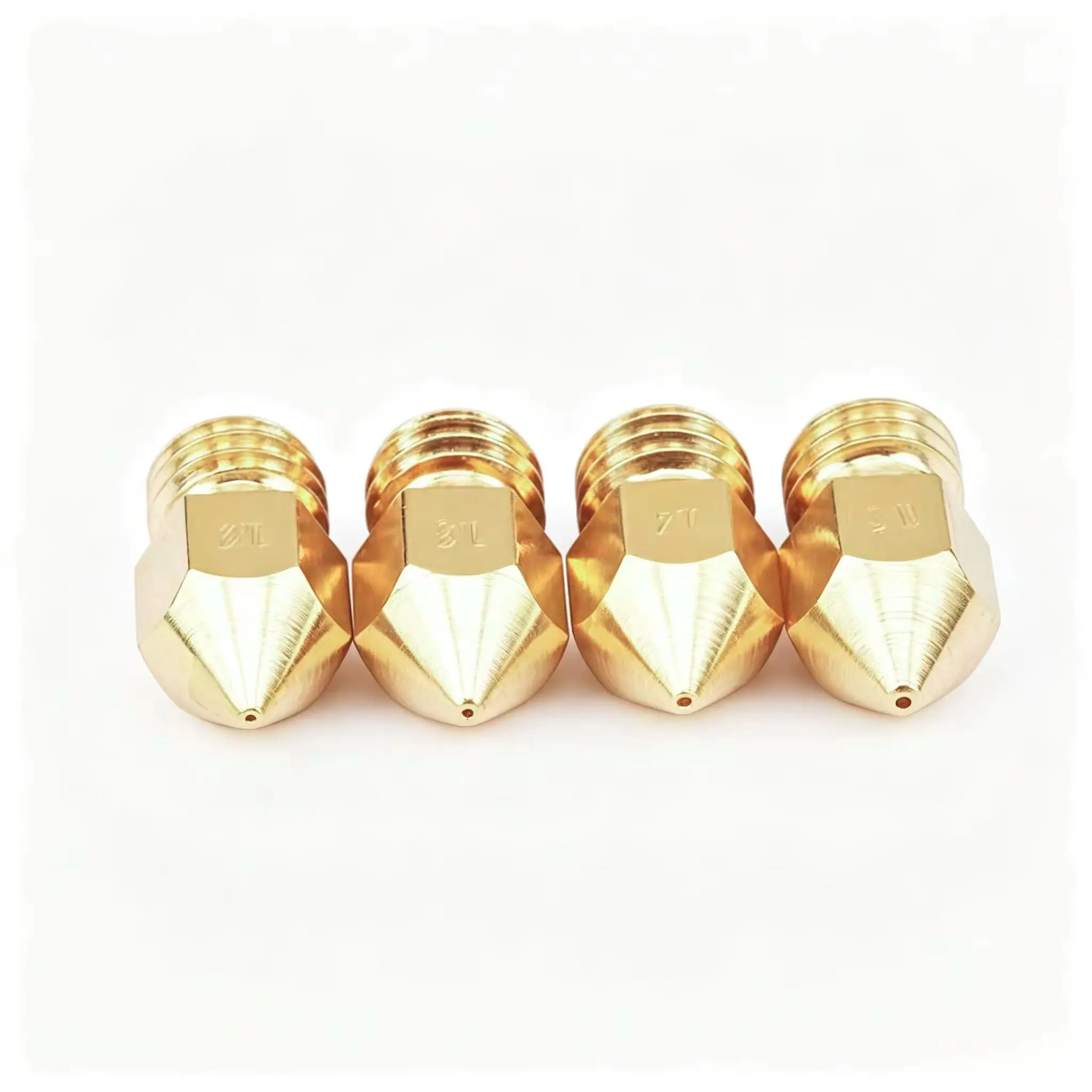 MK8 Brass Nozzle 1.75mm 3mm for Creality Ender 3 CR-10, Smooth Inner Wall No Clogging 3D Printer Extruder Parts