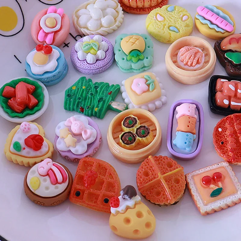 10Pcs Dollhouse Mini Food Toys Dollhouse Kitchen Decoration Dollhouse Accessories For Kids Pretend Play Toy