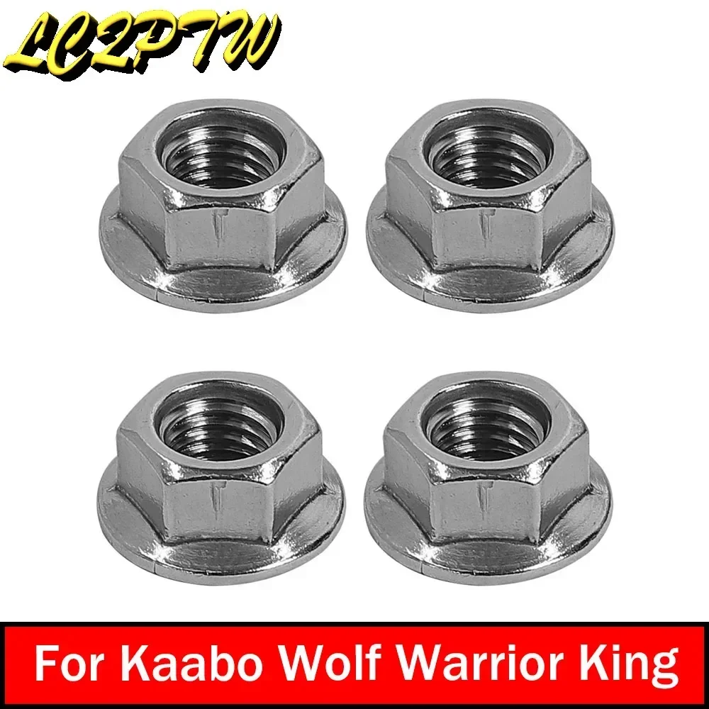 Universal M14 Iron Flange Nut 2/4PC For Kaabo Wolf Warrior King E-Scooter Part for ZERO 10X 11X VSETT 10+ To Fix Motor Axle&Fork