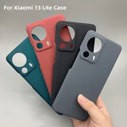 For Xiaomi 13 Lite Case Fashion Matte Ultra Thin  Hard Back Cover For Xiaomi Mi 13 12 Pro CIVI 2 Shockproof Bumper MI13 Coque