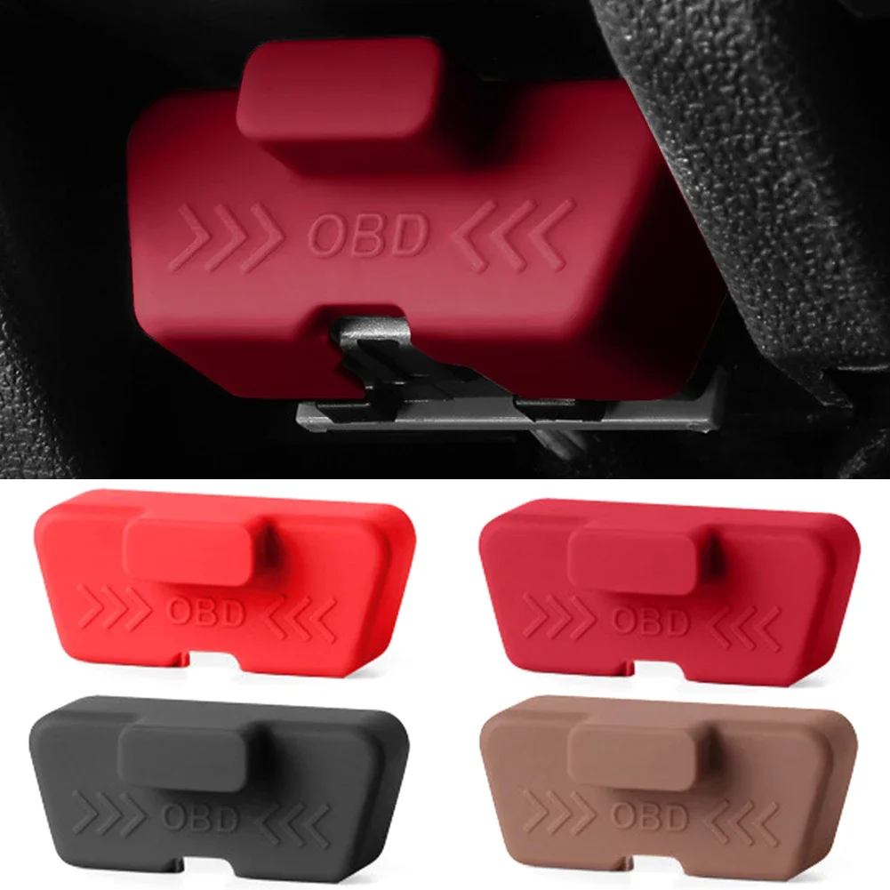 

OBD Cover Lock Waterproof Vehicles Lid OBD Protector Silicone Protective Sleeve For Variety Of Models Automotive