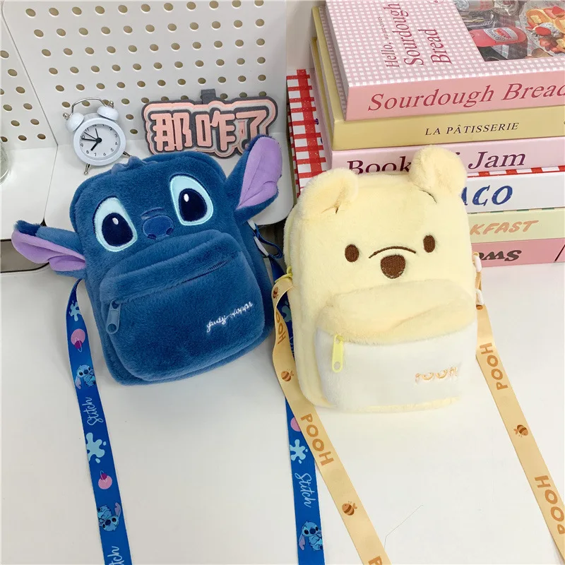 กระเป๋าตุ๊กตาขนฟูน่ารักลายการ์ตูนดิสนีย์  กระเป๋าสะพายข้างจูดี้ นิค ของขวัญวันเกิดสำหรับเด็กผู้หญิง ของขวัญคริสต์มาส