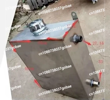 Stainless steel hydraulic cylinder two wheel mesh crane cage
