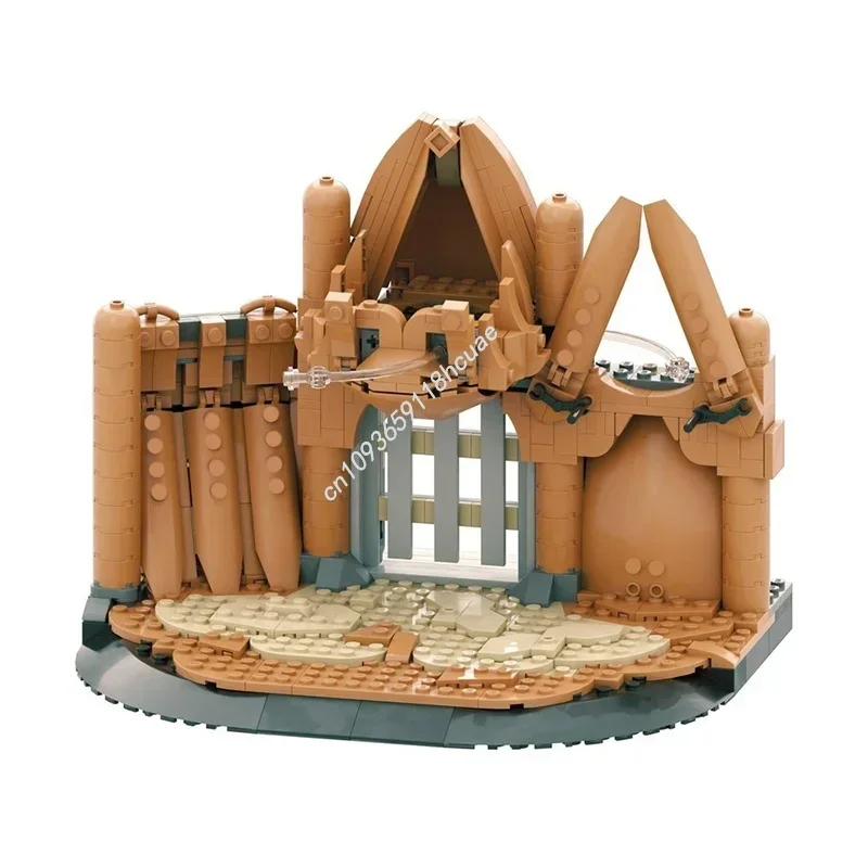 

480 шт. MOC Geonosis Arena Диорама Альтернативная звезда Модель Строительные блоки Рождественский подарок Строительная игрушка Сборка DIY Кирпич Дети