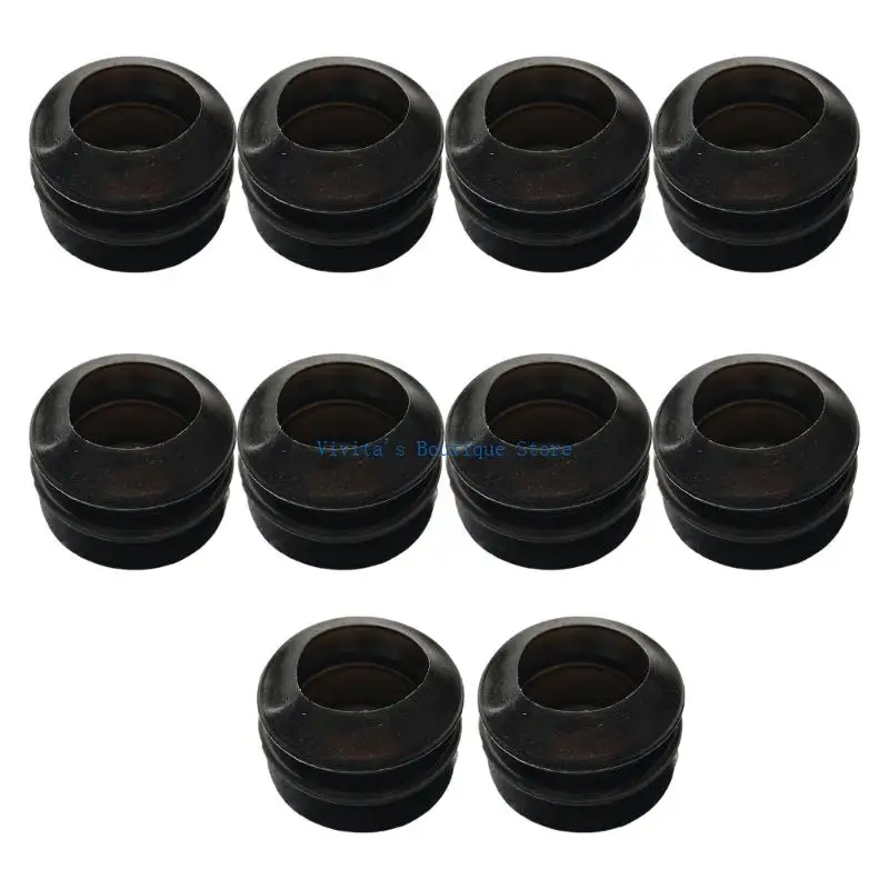 

10Pieces Practical Rubber Seal for Stove Knob Designs for High Frequency Use in Professional Cooking Environment M76D