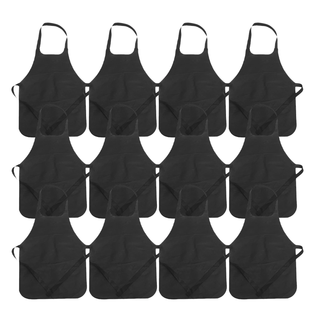 

12pcs Thickened BBQ Apron Disposable Cooking Grilling Aprons Oil Resistant Waterproof Non-Woven Lightweight Protection for Men