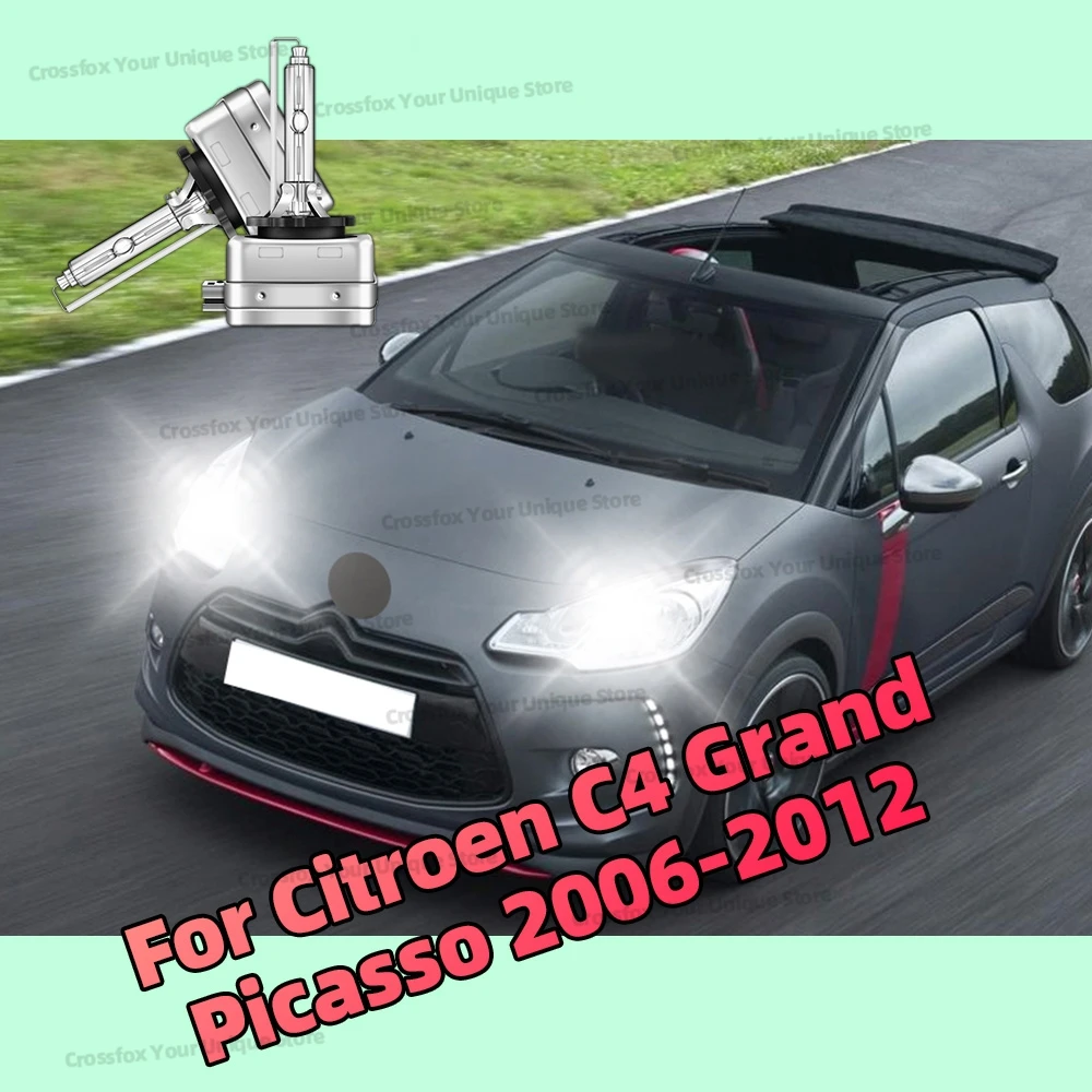 

2x для Citroen C4 Grand Picasso 2006-2012 2007 2008 2009 2010 2011 HID ксеноновые лампы для фар 6000K 8000K 10000K 12V 35W D1S
