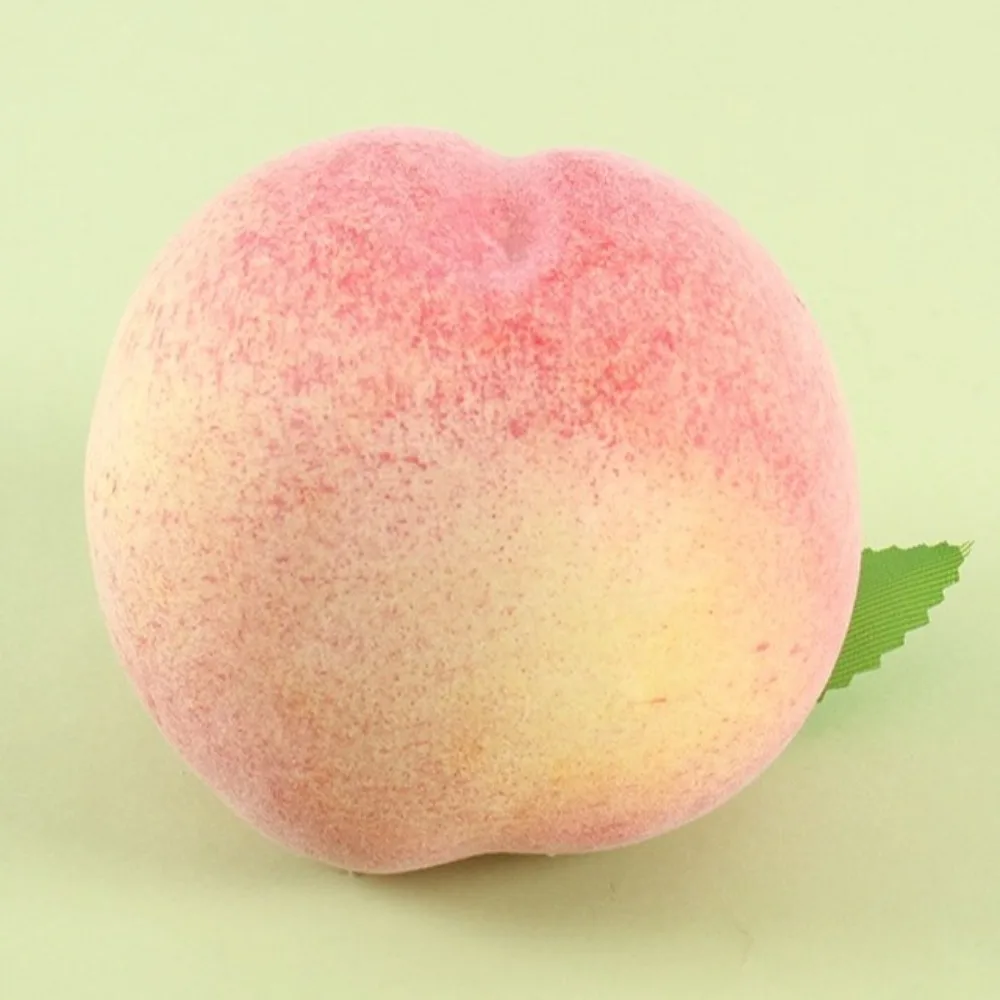 

10pcs Mini Artificial Foam Peach Handicrafts Lifelike Faux Fruit Ornament Realistic Simulation Peach Model Home Decor
