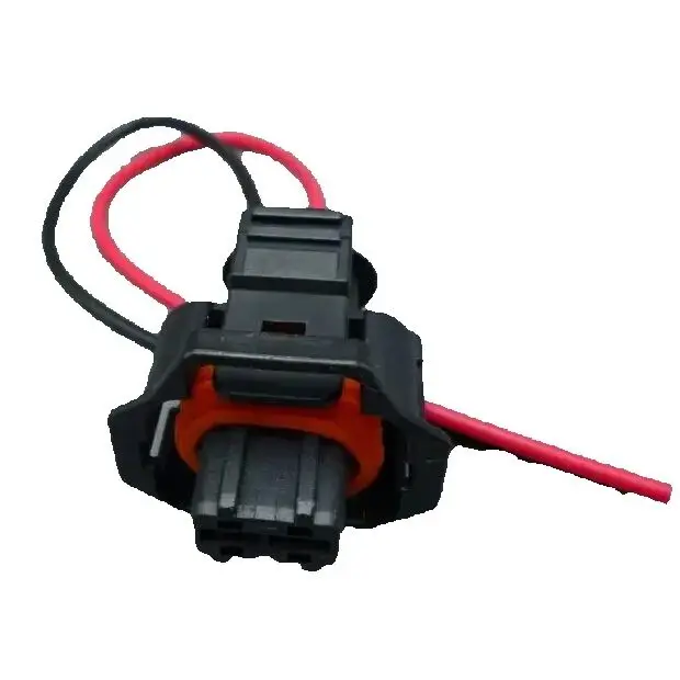 worldgolden 2Pin  waterproof 2 pin For the  diesel common rail injector pin connector  Fuel injector plug plug a metering unit