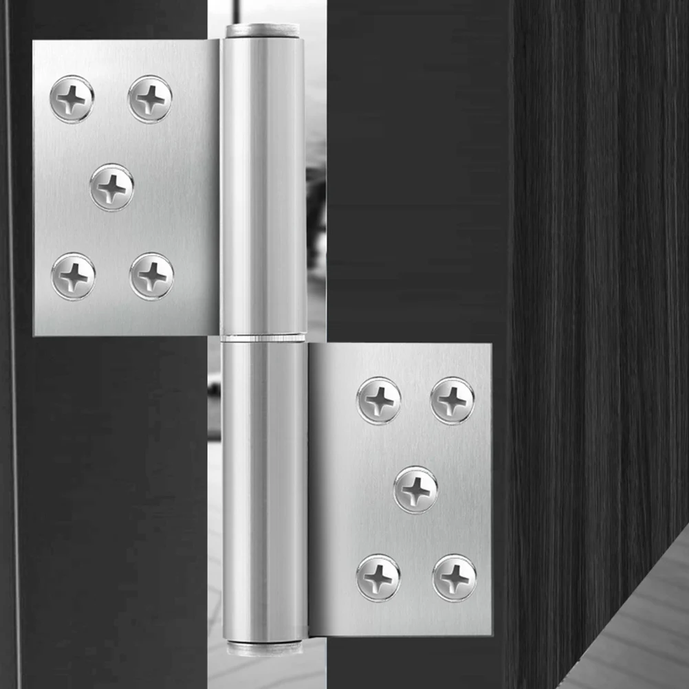 

2pcs 1 Pair Flag Hinge Stainless Steel Heavy Duty Detachable Slip Joint For Door Cabinet Wood Box Garage Gate Lift Off Hinges