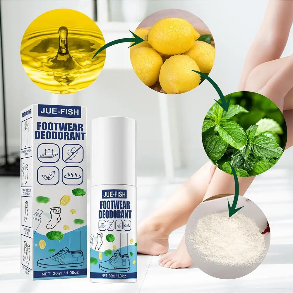 Foot Perfume Odor Shoe Odor Nemesis Deodorant Odor Removal Spray Foot Artifact Footwear And Socks Anti-sweat Powder Foot Care view 4
