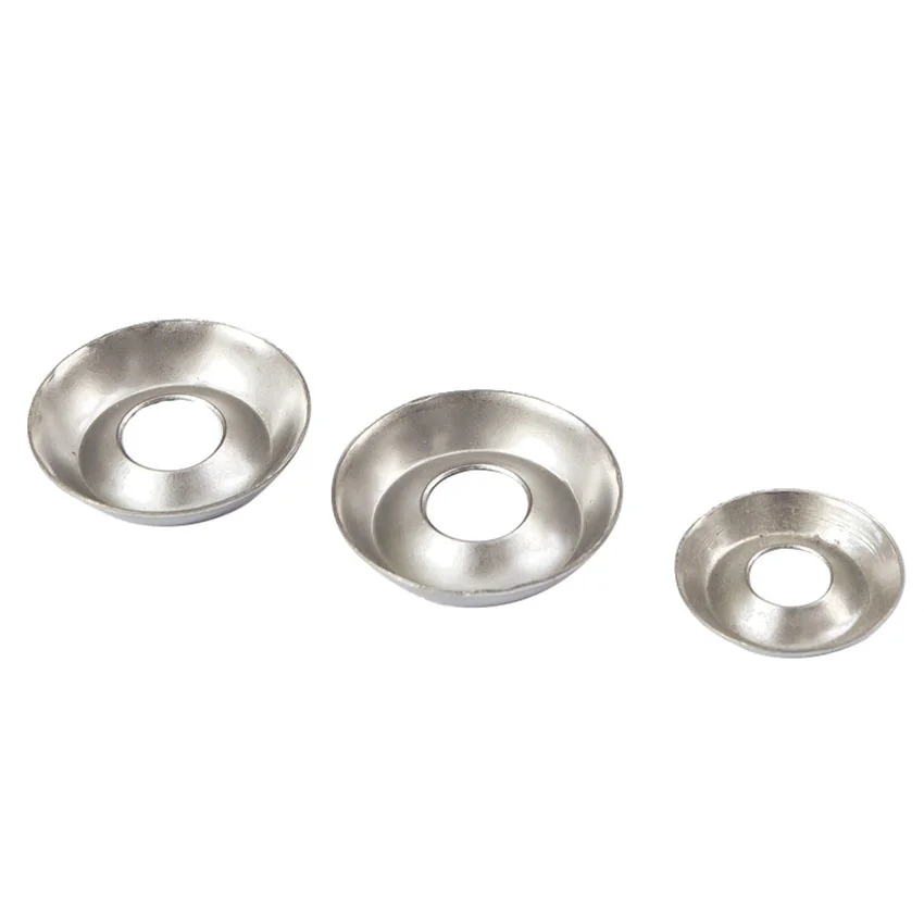 10/20/50Pcs Rvs Pakkingen Fisheye Wasmachine Concave Taper Solid Pakking M3M4M5M6