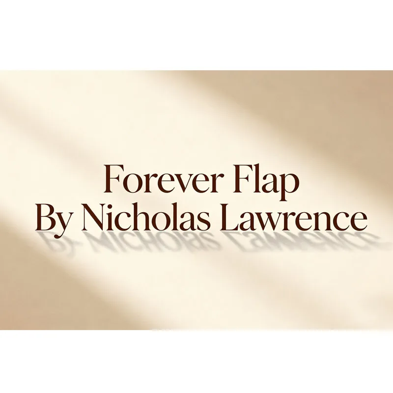 

Forever Flap By Nicholas Lawrence Close Up Magic Tricks Gimmicks Illusions Street Magic Props Beginner Magician Mentalism