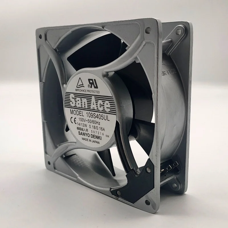 Z  for   1 pcs Sanyo12038 100V 14/12W 109S405UL metal frame imported cooling fan