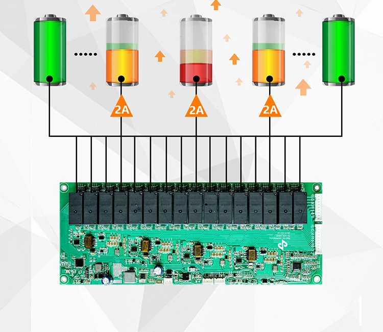 Smart Bms Seplos Lifepo4 Lithium ion Battery Management System BMS16s 48v livepo4 active balancer