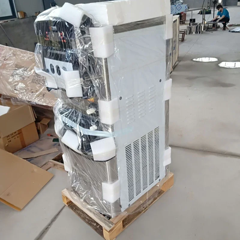 Pre-cooling System High-grade Full Color Steel Fast Cooling Air Pump Gelato Ice Cream Making Machine