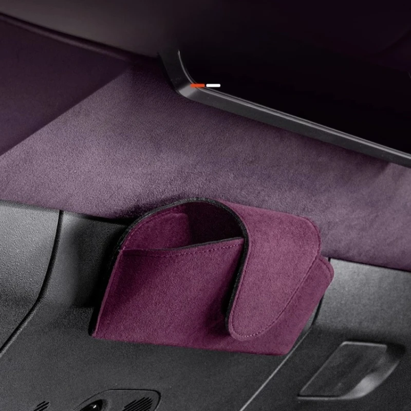 

For NIO Firefly Accessories Magnetic Glasses Case Decorative Firefly Car Modification Supplies Car Accessories Storage Box Tools