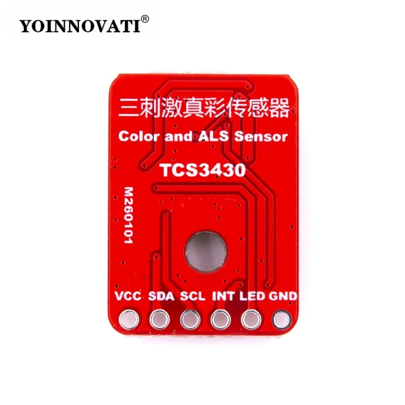 TCS3430 TCS34303 Digital Ambient Light Sensor Module XYZ+2IR 16-bit I2C for Smartphone Camera White Balance