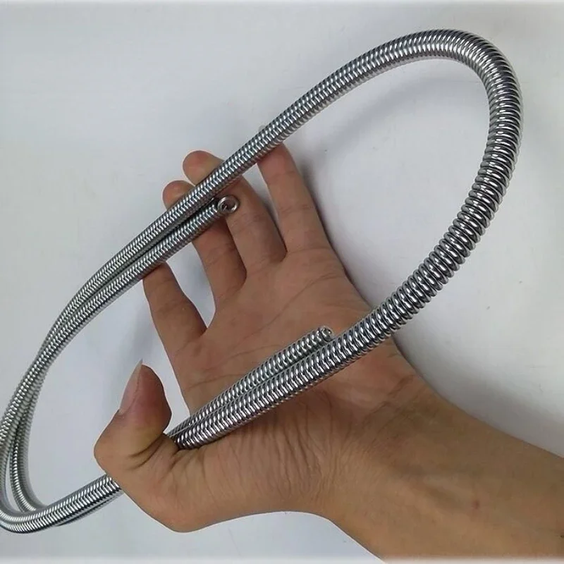 Resorte de flexión de tubo de cobre interno para aire acondicionado 65Mn 10-19mm herramienta de doblado de tubo de resorte de tubería de flexión manual