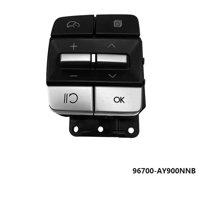 قوية لشركة هيونداي أكسنت فيرنا 2021-2025 متوافق 96700-AY900 عجلة القيادة زر التبديل للتحكم في السرعة 96700-AY900NN