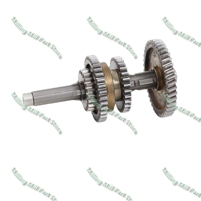 ZX7045/ZX7040A Motor Gear Shaft Assembly Axis I 、 II 、 III 41/16/18/53 Teeth for Anhui Huangshan Drilling and Milling Machine