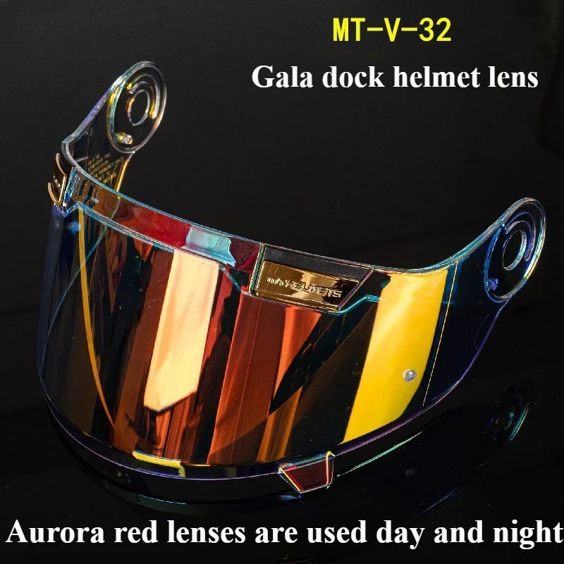 

Motorcycle Helmet Visor Lens Full Cover Lens Case for MT-V-32 Visor Mask MT JARAMA，New，2024