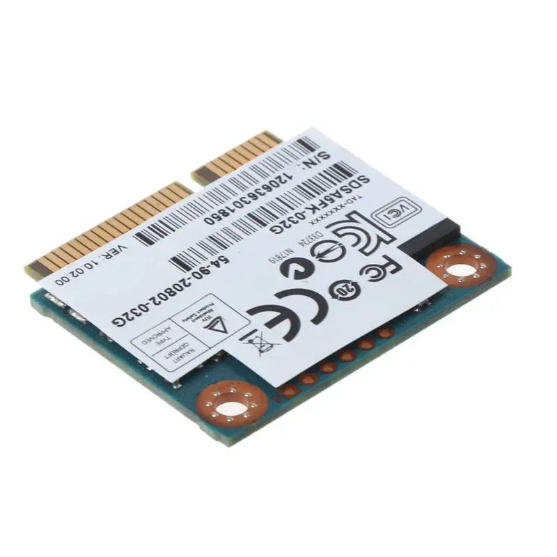 Компьютерный адаптер половинного размера, конвертер карт 32G MSATA SDSA5FK-032G, конвертер для ПК