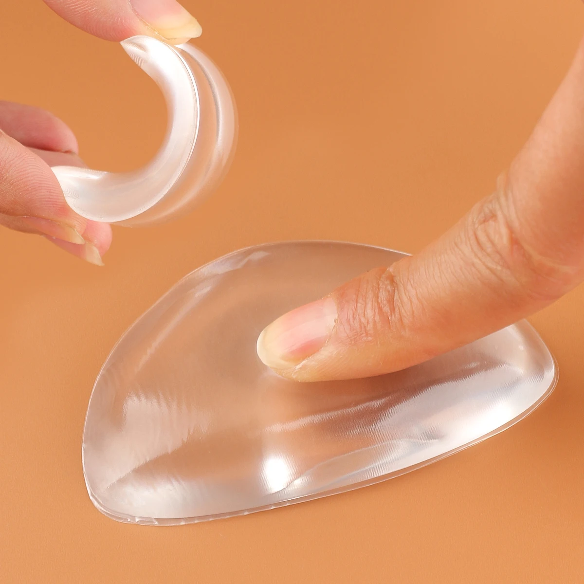 1 paare/los Klar Silikon Gel Arch Support Schuheinlagen Fuß Keil Kissen Pads Schmerzen Relief Plattfüße Einlegesohlen für Frauen – Detail 9