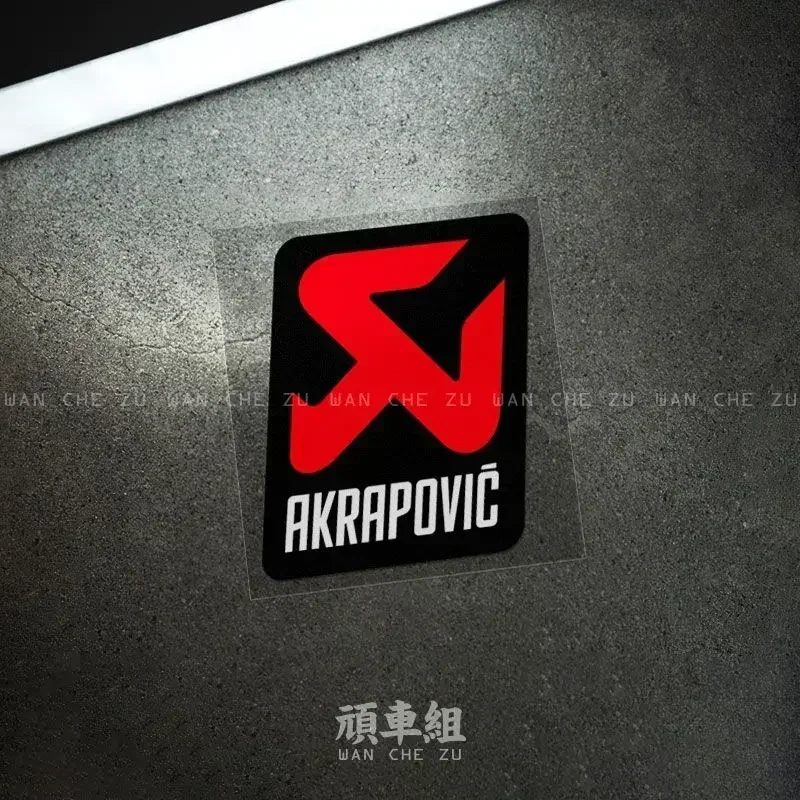 สติ๊กเกอร์ท่อไอเสียราศีพิจิกสําหรับรถยนต์และรถจักรยานยนต์ Akrapovic สติ๊กเกอร์ติดรถยนต์กันน้ําและสติ๊กเกอร์สะท้อนแสง