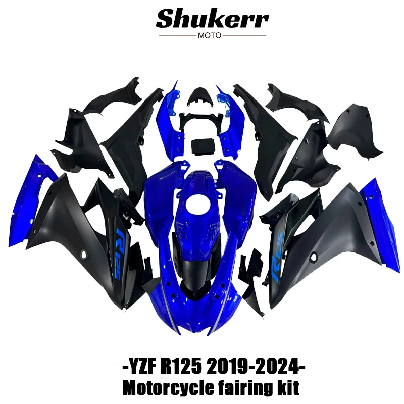 

Fit for Yamaha Yzf R125 Yzf-R125 2019-2024 New Abs Motorcycle Plastics Fairing Kit Injection Mold Bodywork Panel Kit Black Blue