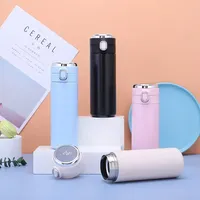 420ML Stainless Steel Smart Thermos with LED Temperature Digital Display Keep Cold Heat Water Bottle Leak-proof Vacuum Flask