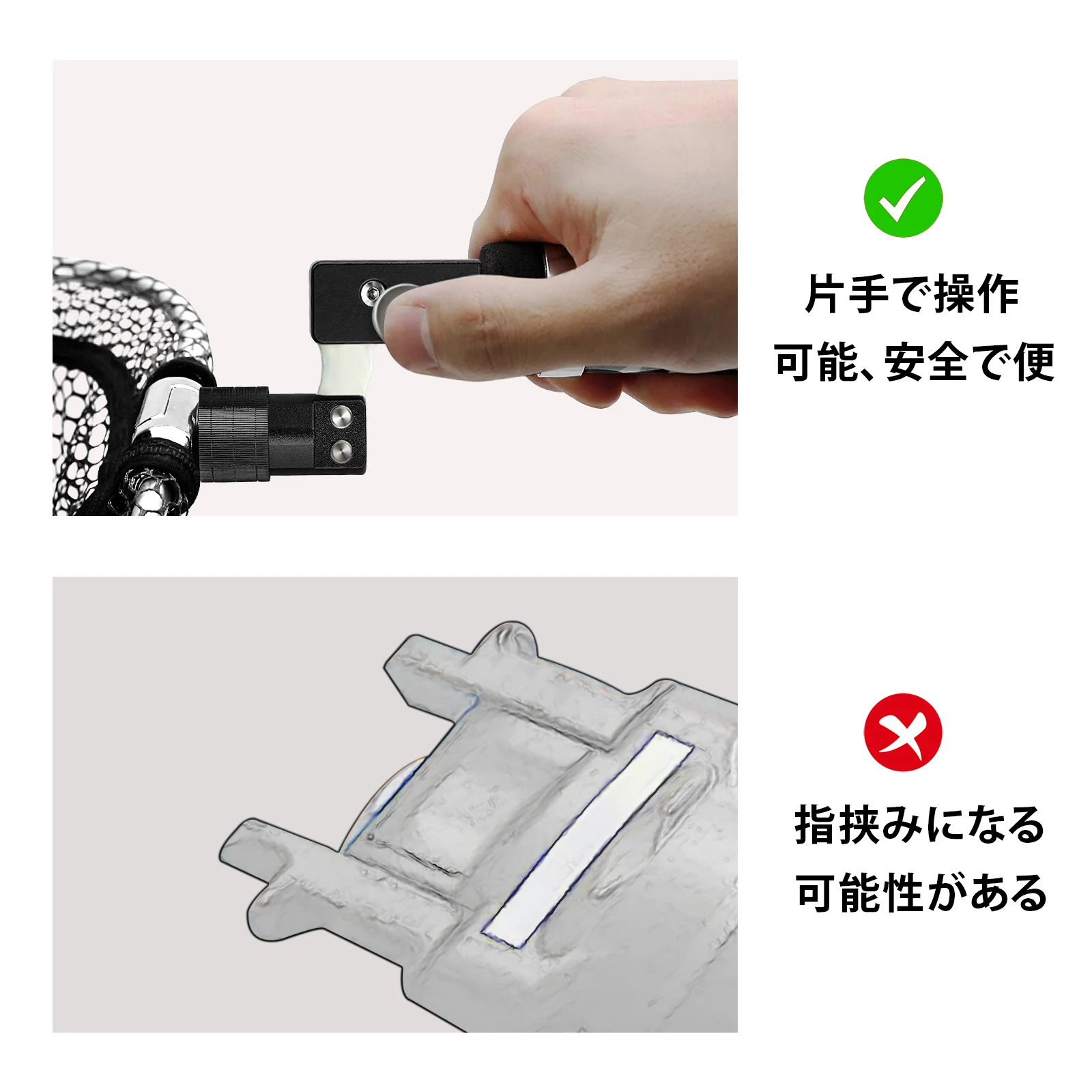 Salabre Sanrike liberación rápida – Aluminio y acero inoxidable - imagen 2