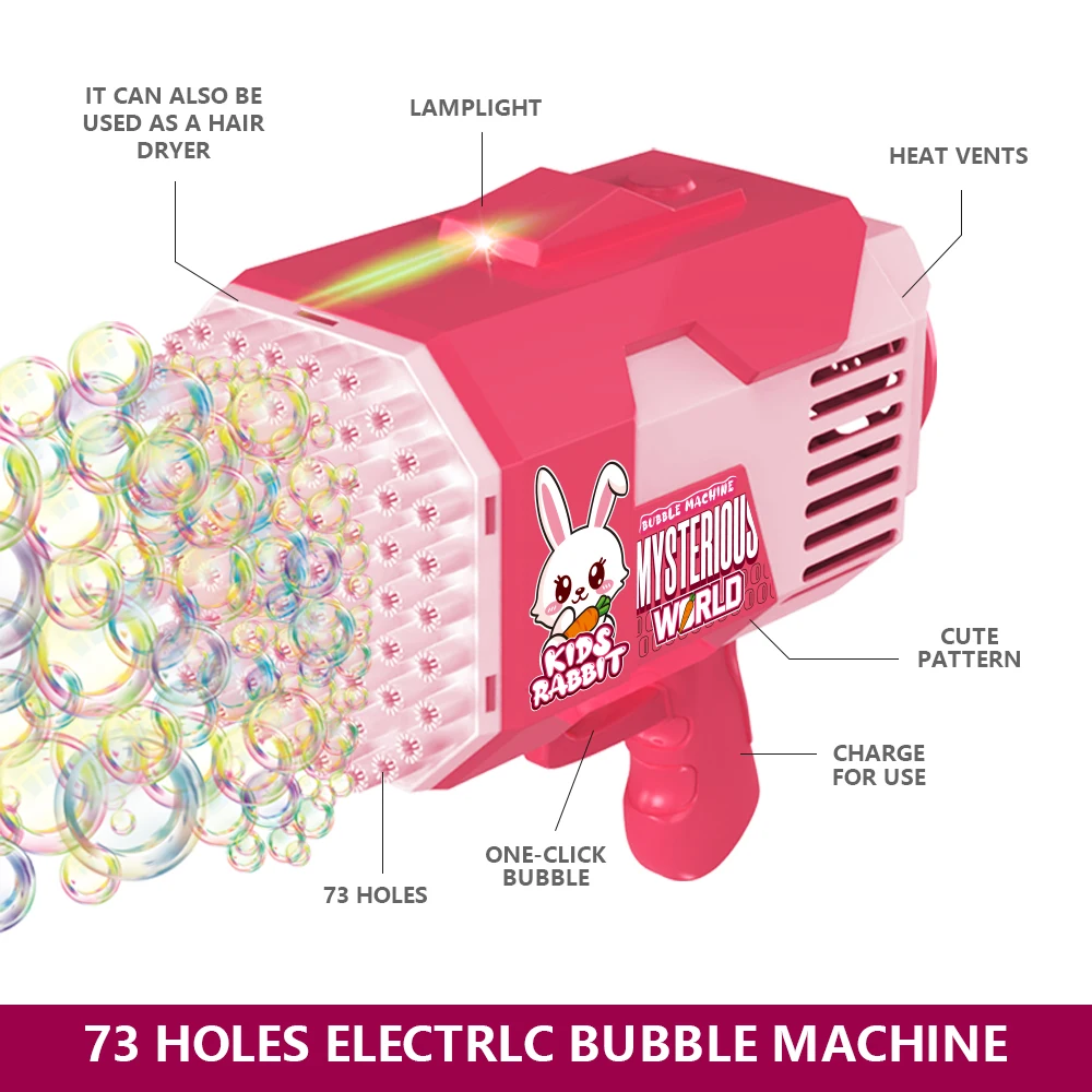 Machine à bulles sous-marine à bulles, pistolet à bulles d'extérieur d'été, jouet pour enfants à grandes bulles, meilleure vente