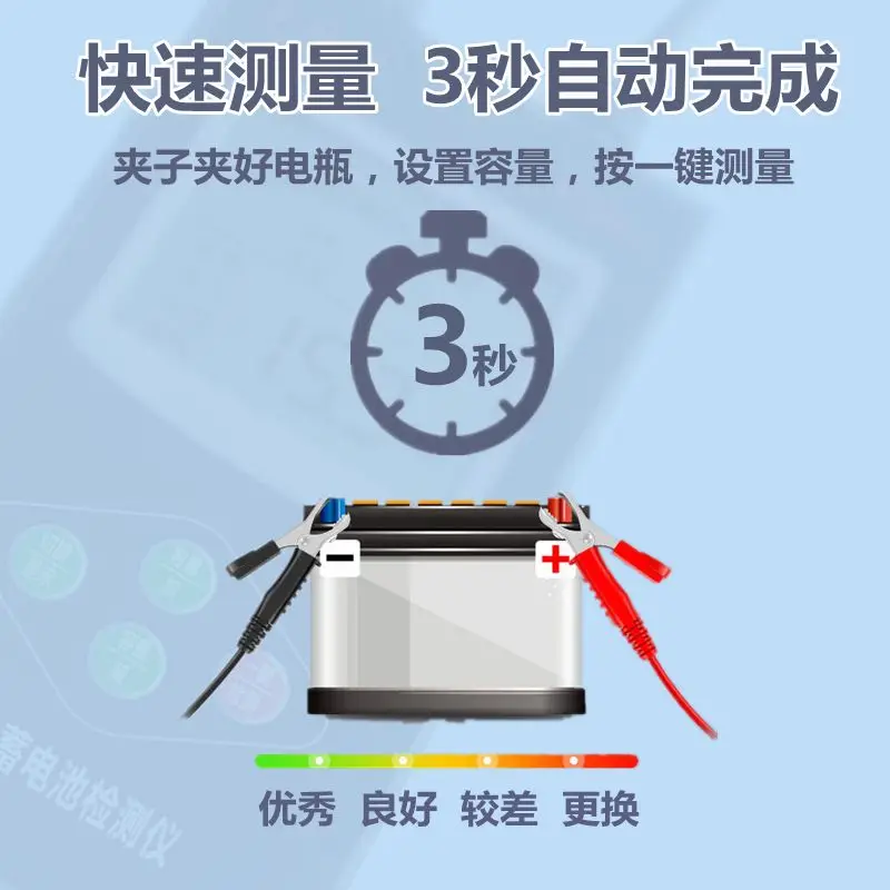 High Precision Lead‑Acid Battery Tester Voltage Capacity Discharge Analyzer for Storage Battery Testing