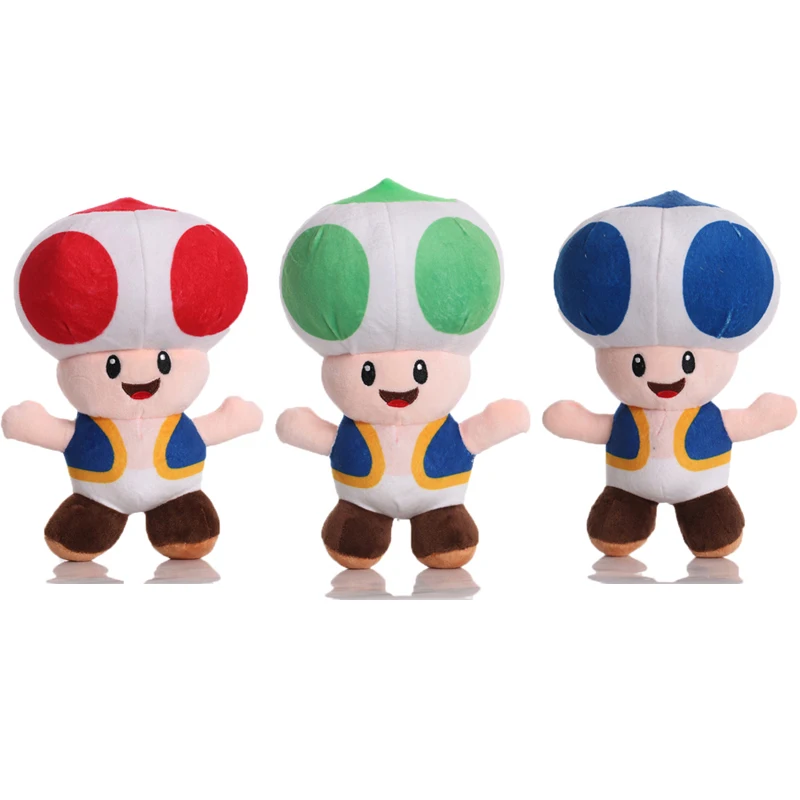 22cm Captain Toad Plush Toys Anime Game Character Mushroom Man Toad Plush Soft Stuffed Toys for Kids Gifts view 2