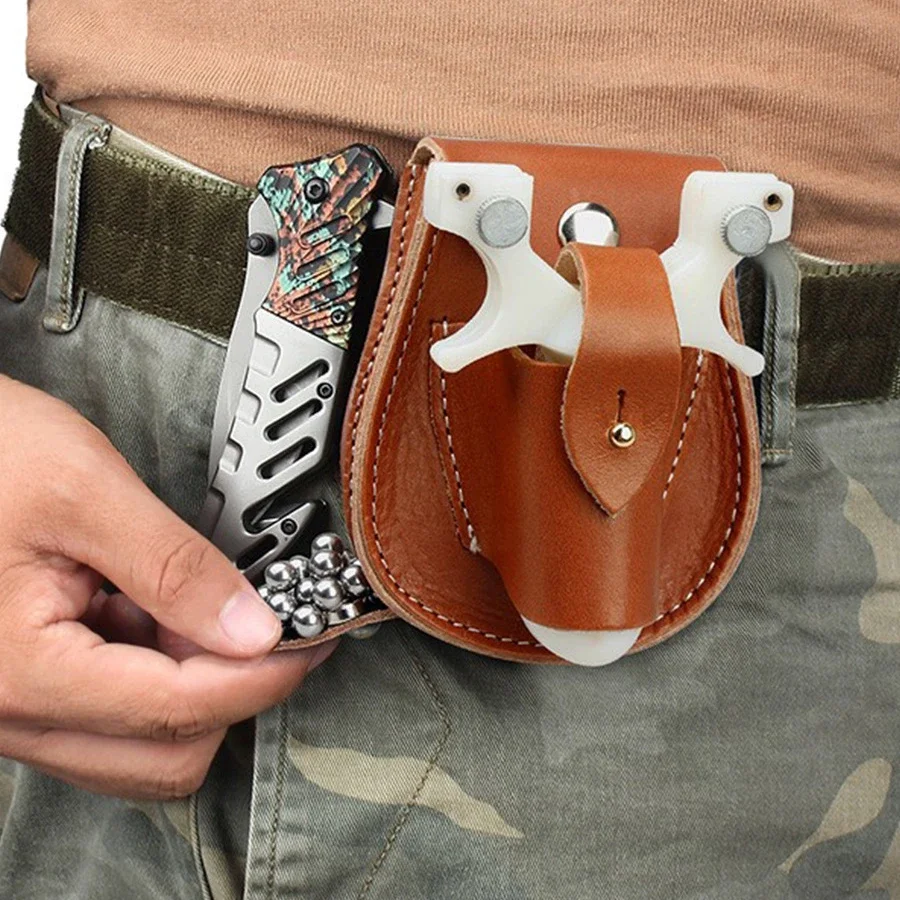 

Camping Steel Ball Pouch Portable Slingshot Accessories Holders Hunting Bag Durable Outdoor Sports Waist Bag