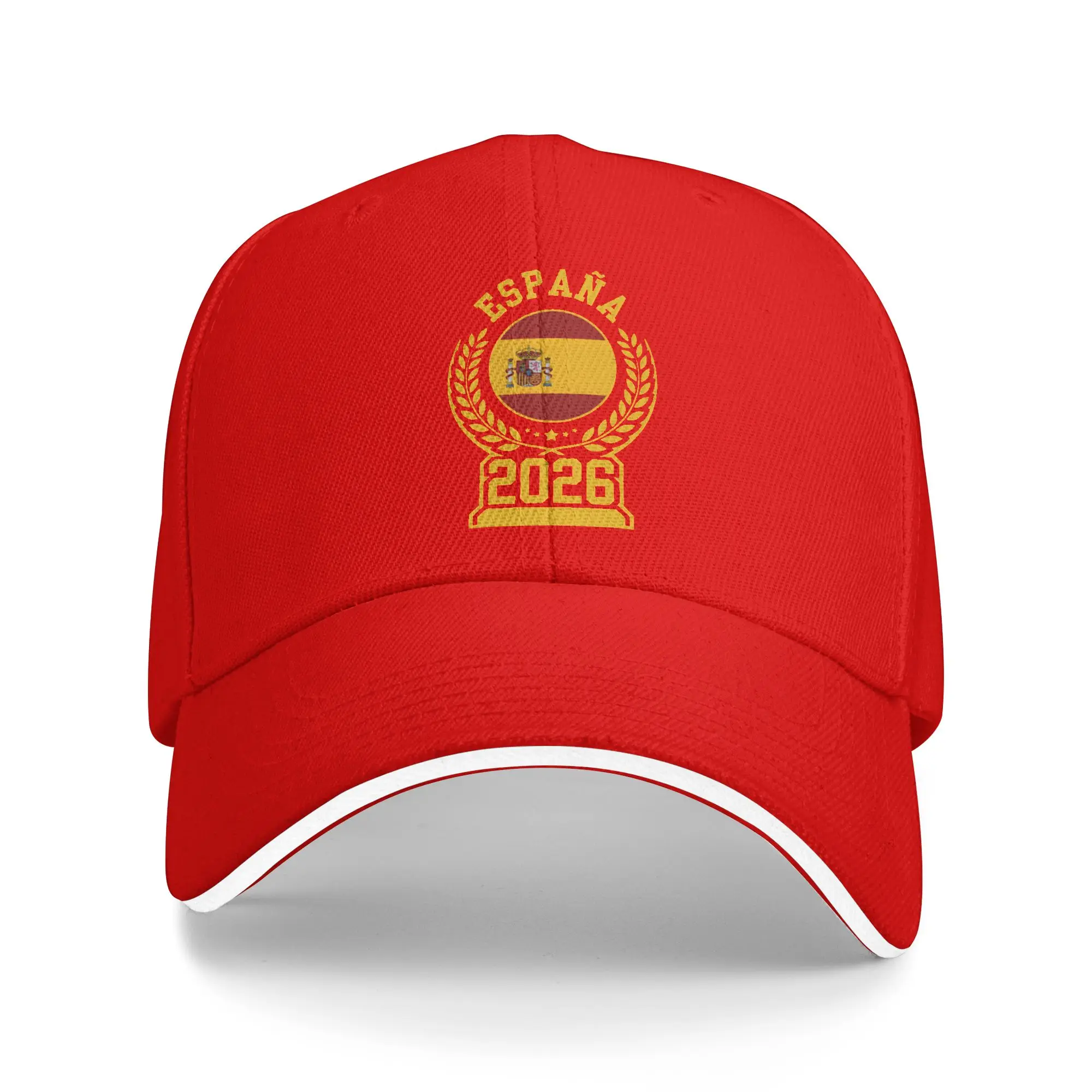 Casual Spain Football 2026 Baseball Cap Unisex Style Trucker Hat  Outdoor Golf Adjustable Sun Caps
