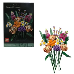 LEGO 10280 Icons Flower Bouquet Building Decoration Set - Artificial Flowers with Roses