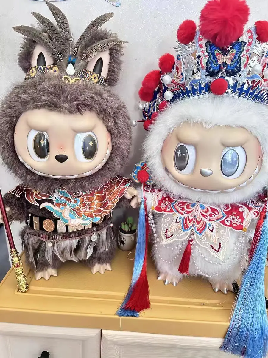

58cm Labubu Doll Clothing Original Archangel Zimomo Baby Dress Handmade Dress 58cm Zimomo Labu Wedding Crown Doll Dress Kid Gift