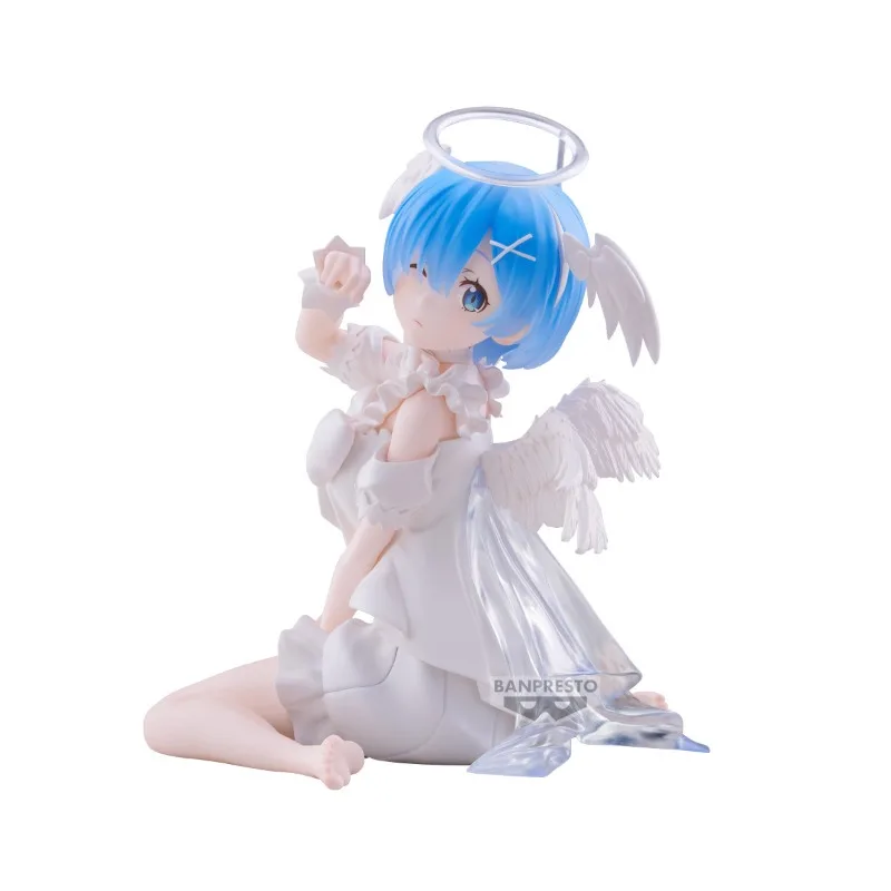 

Re0 Remu angels 100% Original genuine 130mm PVC Action Anime Figure Model Toys Figure Collection Doll Gift
