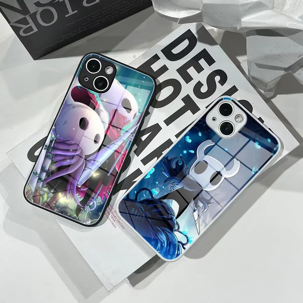 

hollow knight Phone Case Tempered Glass For IPhone 16 15 Pro Max 14 13 12 Mini Plus Samsung S24 S23 Ultra phone case