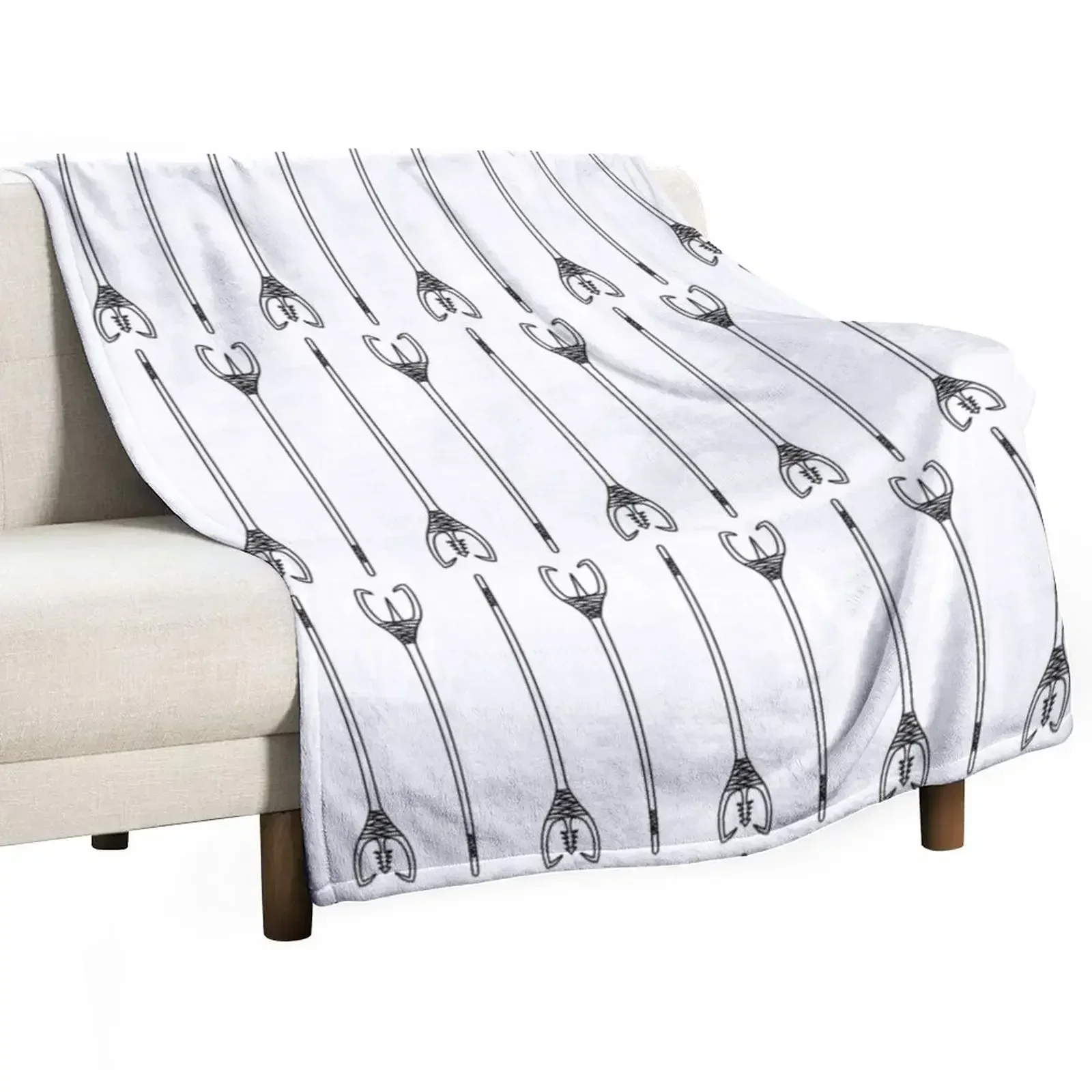 

Inuit Fishing Spears Throw Blanket bed plaid For Baby Plaid Blankets