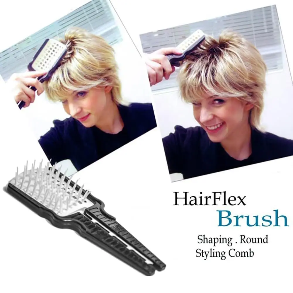 Bendable Hairflex Brush Portable Painless And Smooth Multifunctional Hairbrush For All Hair Style Adjustable Curl Defining Brush