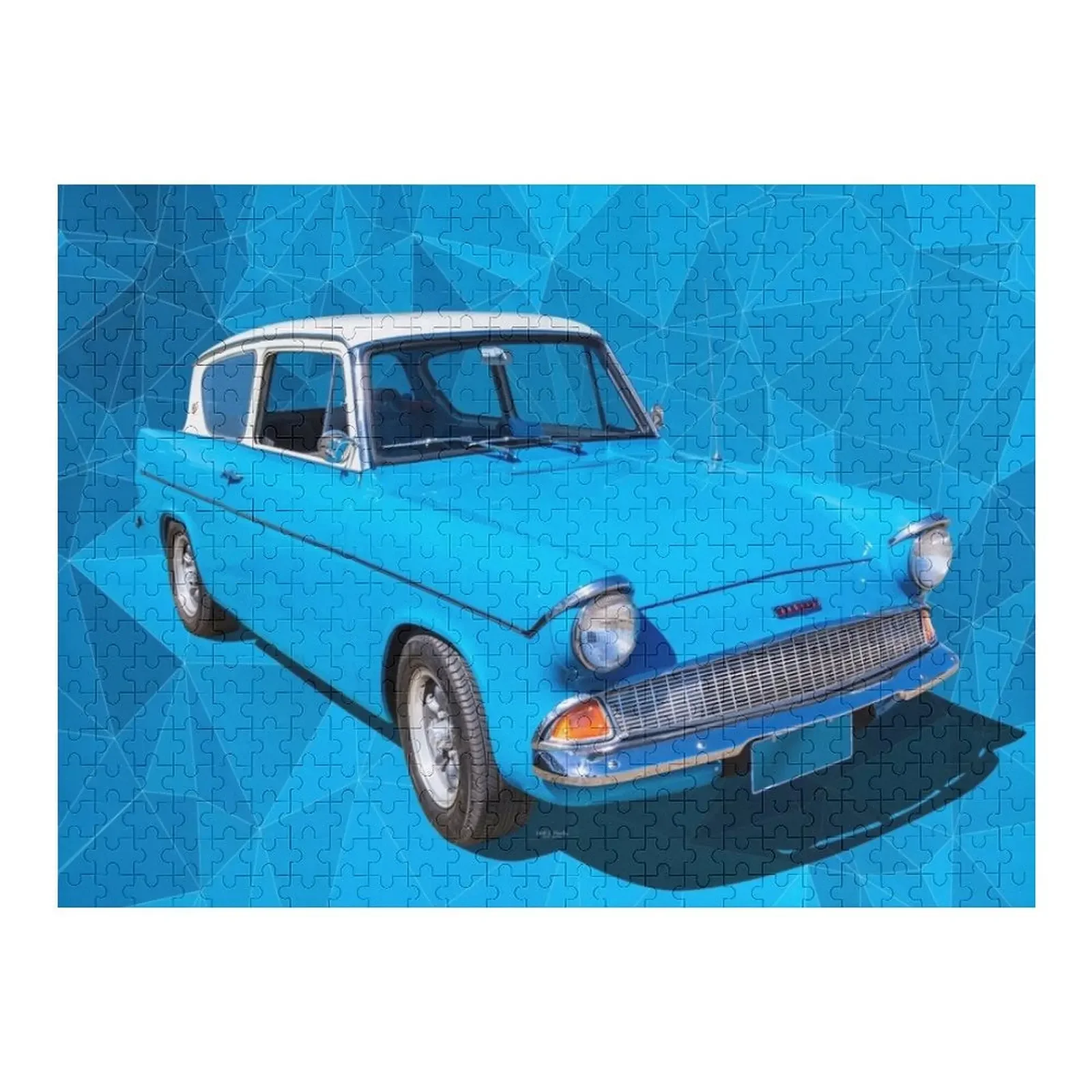 

1960 Anglia Jigsaw Puzzle Customizable Child Gift Customized Kids Gift Custom Child Gift Puzzle