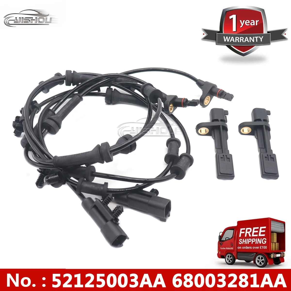 

Датчик скорости переднего/заднего колеса автомобиля ABS 52125003AA 68003281AA для Dodge Nitro Jeep Liberty Wrangler Wrangler JK