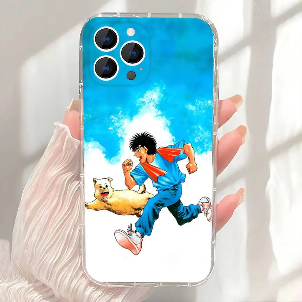 H-Hajime no I-Ippo Funda de teléfono para iPhone 17,16,15,14,13,12,11 Pro,Max,Plus,X,XS,XR,SE4,E Mini funda suave transparente