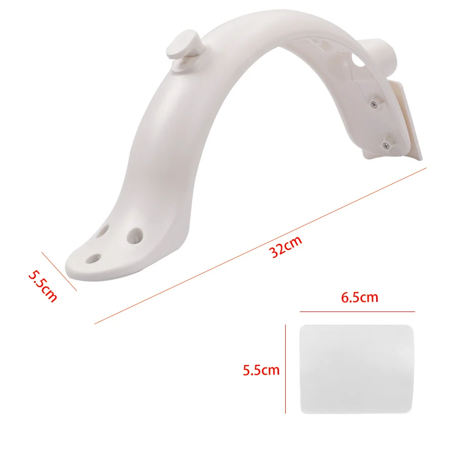 Upgraded Fender Electric Scooter for Xiaomi M365 Pro M187 Pro 2 1S Mi3 Scooter New Version Rear Mudguard White Accessories