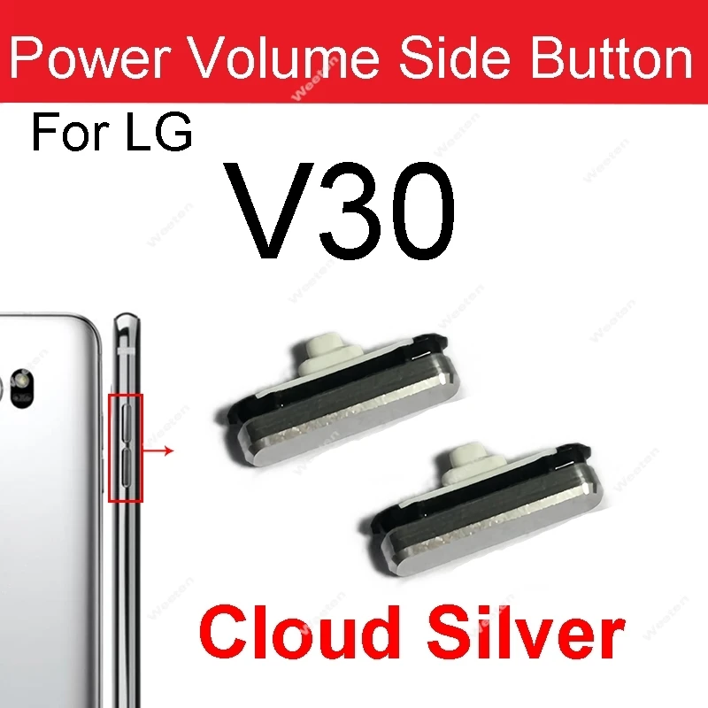 

Кнопка включения и выключения, боковая кнопка регулировки громкости, запасные части для LG V20 F800 V30 H930 V35 V40 V50 V500 V50S V60 V600, боковые клавиши регулировки громкости