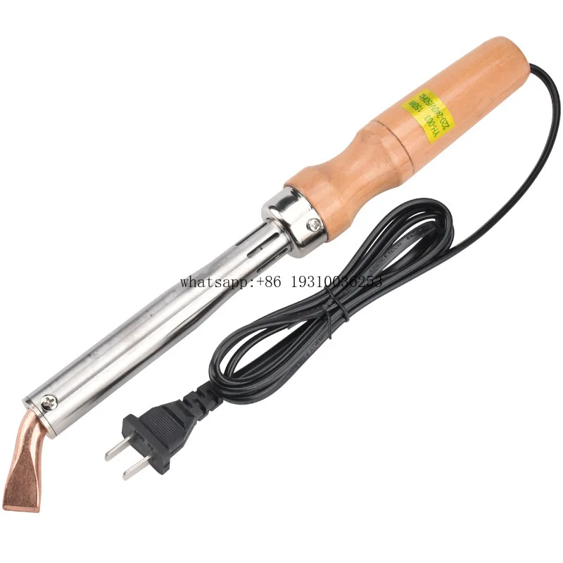 

75W-300W L-Type Welding Tools 110V/220V Low-Power External Heated Hand-Held Electric Soldering Iron Wood Handle